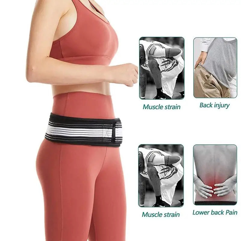 Suporte De Apoio Lombar, Cinto De Suporte Pélvico, Cinto de recuperação pélvica, para homens e mulheres