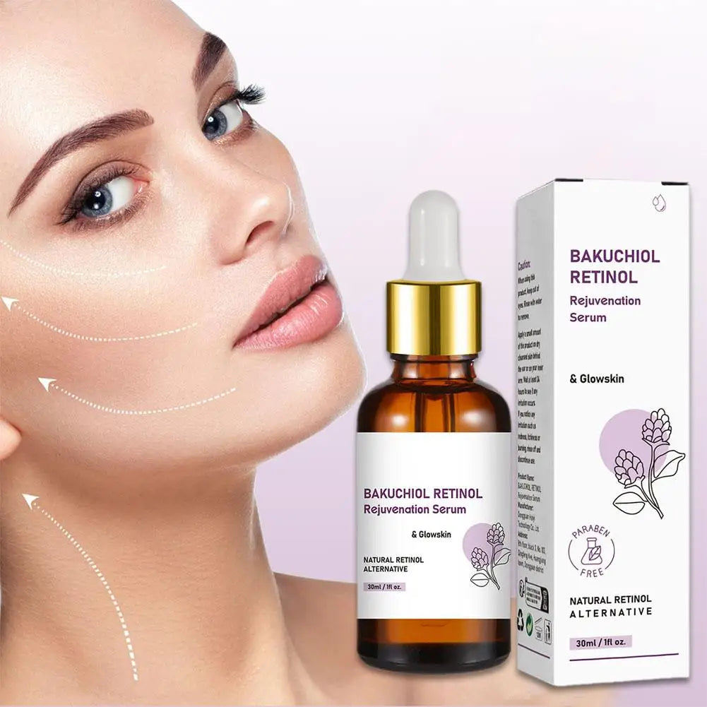 Retinol Serum Venature Bakuchiol Retinol Essence Anti-wrinkle Glowing Skin Reduces Acne Face Serum For Face 30ml N4V1
