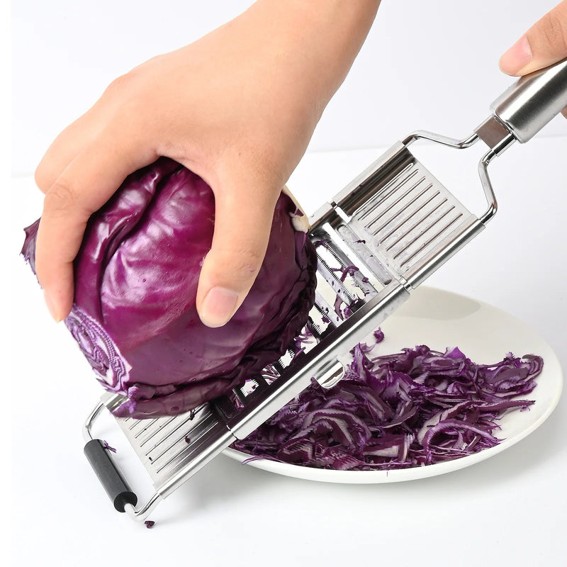 Ralador c/ Cabo e 3 Lâminas Inox para Cozinha