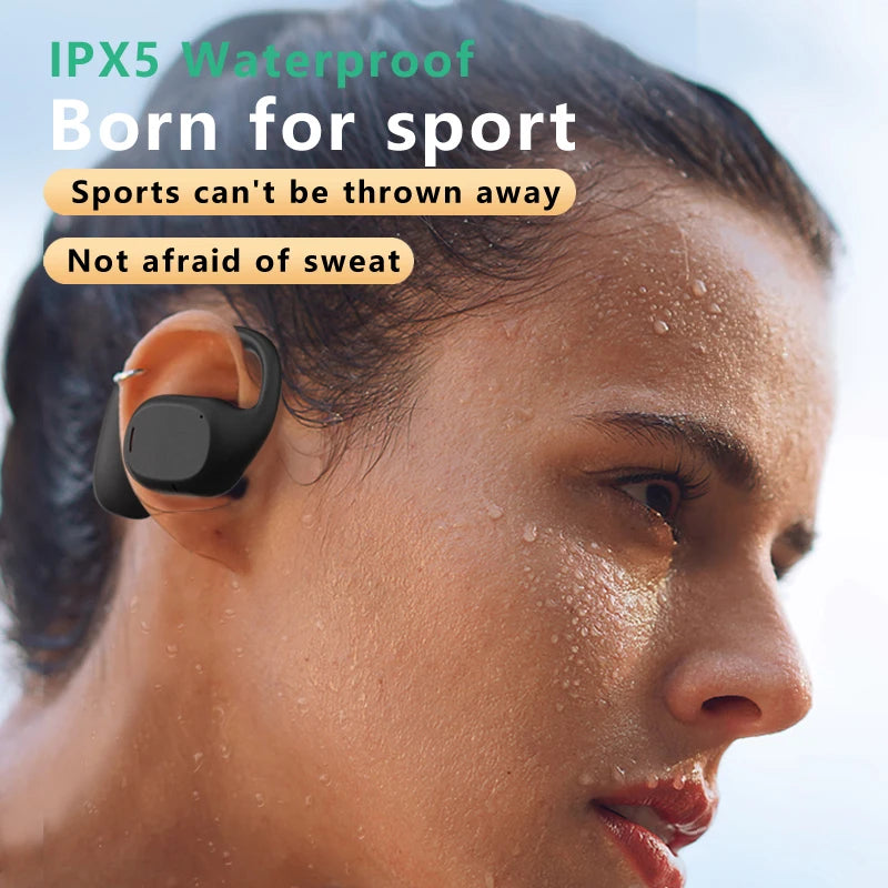 Fone Bluetooth Esportivo com gancho para Orelha por condução aberta do som