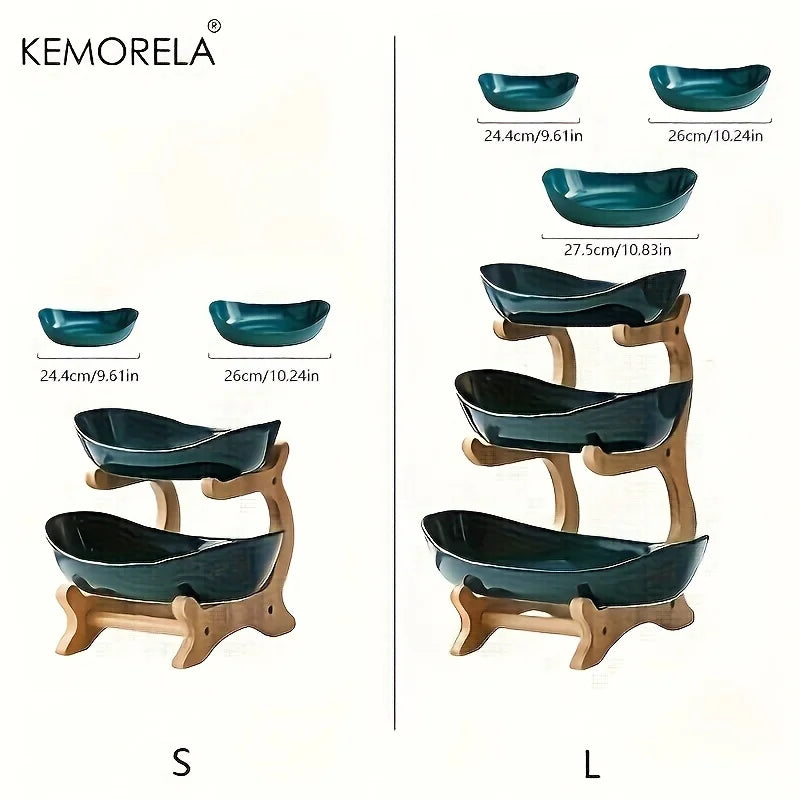 Fruteira de Mesa em madeira 2 e 3 Andares - exclusividade Best Web Shop