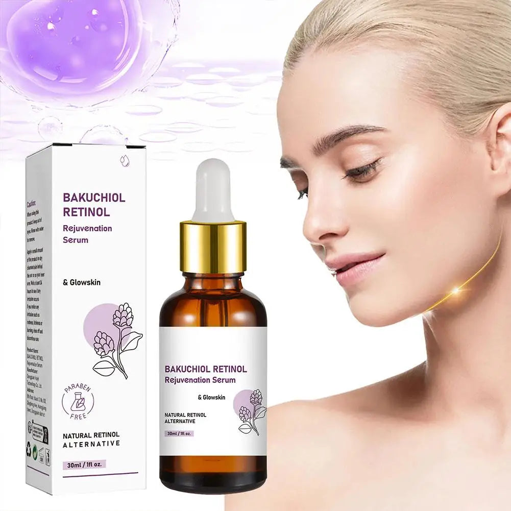 Retinol Serum Venature Bakuchiol Retinol Essence Anti-wrinkle Glowing Skin Reduces Acne Face Serum For Face 30ml N4V1