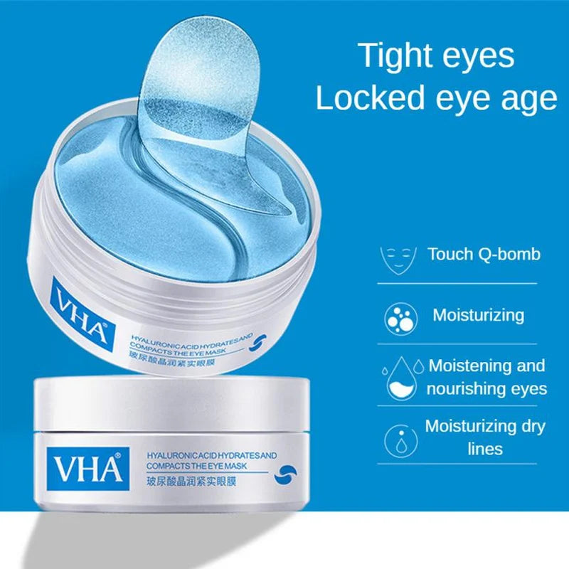 Adesivos de Ácido Hialurônico Para Olhos De Hidrogel - Adesivos Para Contorno De Olhos